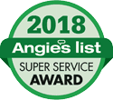 2018 angie's list super service award badge